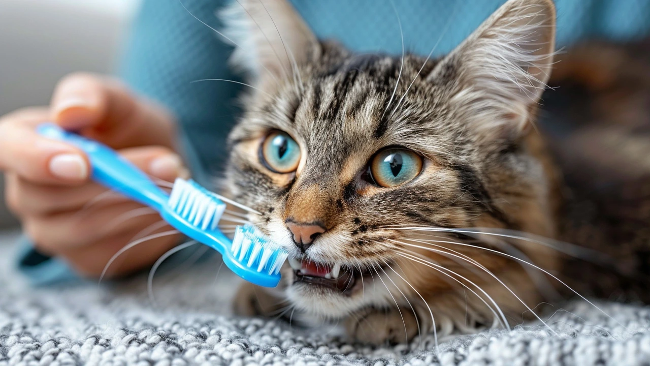 Odstranění zubního kamene u koček: kompletní průvodce