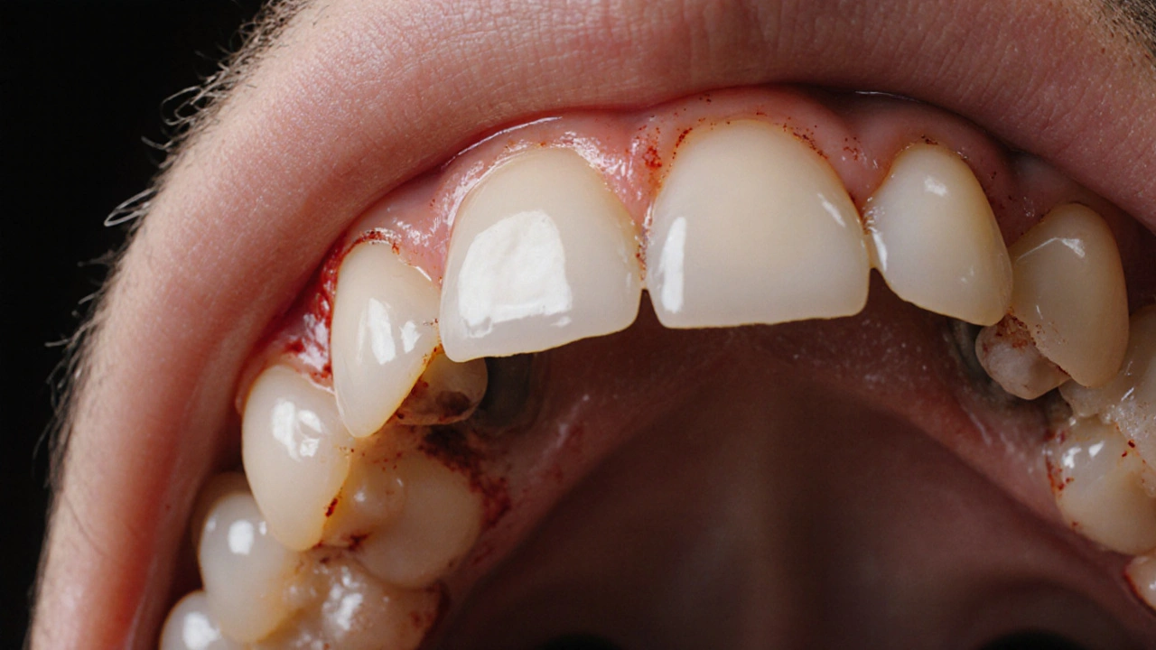 Jak vypadá paradentóza? Příznaky, průběh a co dělat, když máte zánět dásní