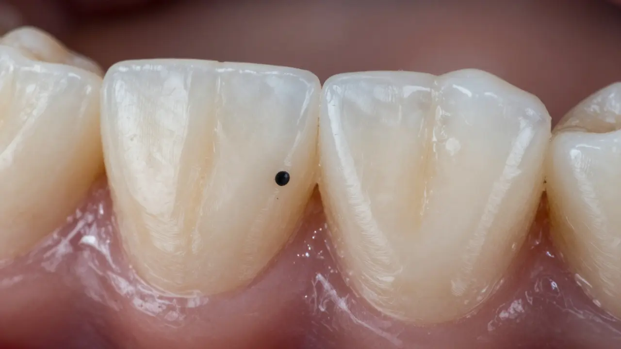 Co je černá tečka na zubu a co s ní dělat?