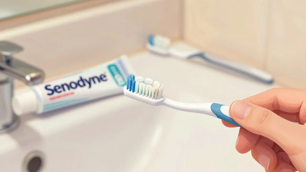 Měkká zubní kartáčka čistí hranici mezi fazetou a přirozeným zubem.