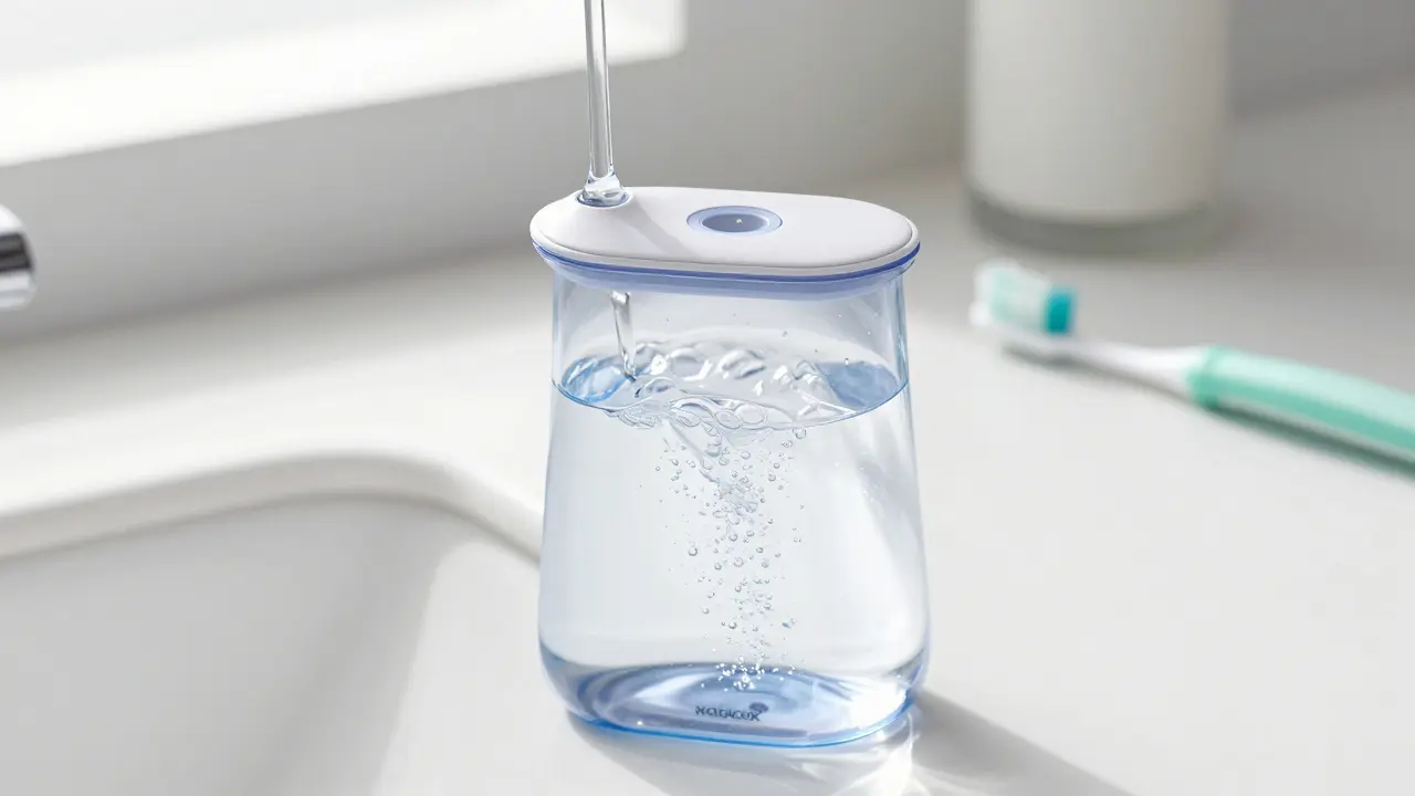 Co se dává do ústní sprchy: Přehled roztoků, olejíšků a tipů pro Curaprox